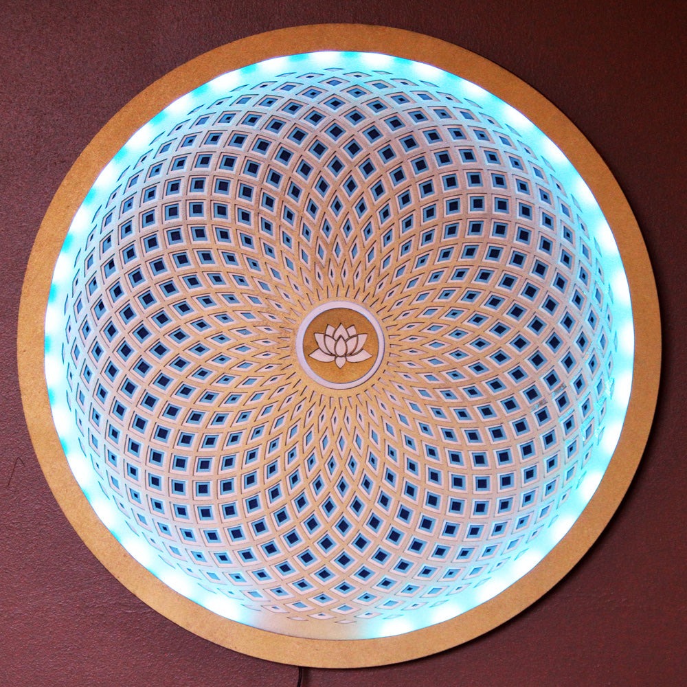 Torus Yantra Layered Mandala Lightbox