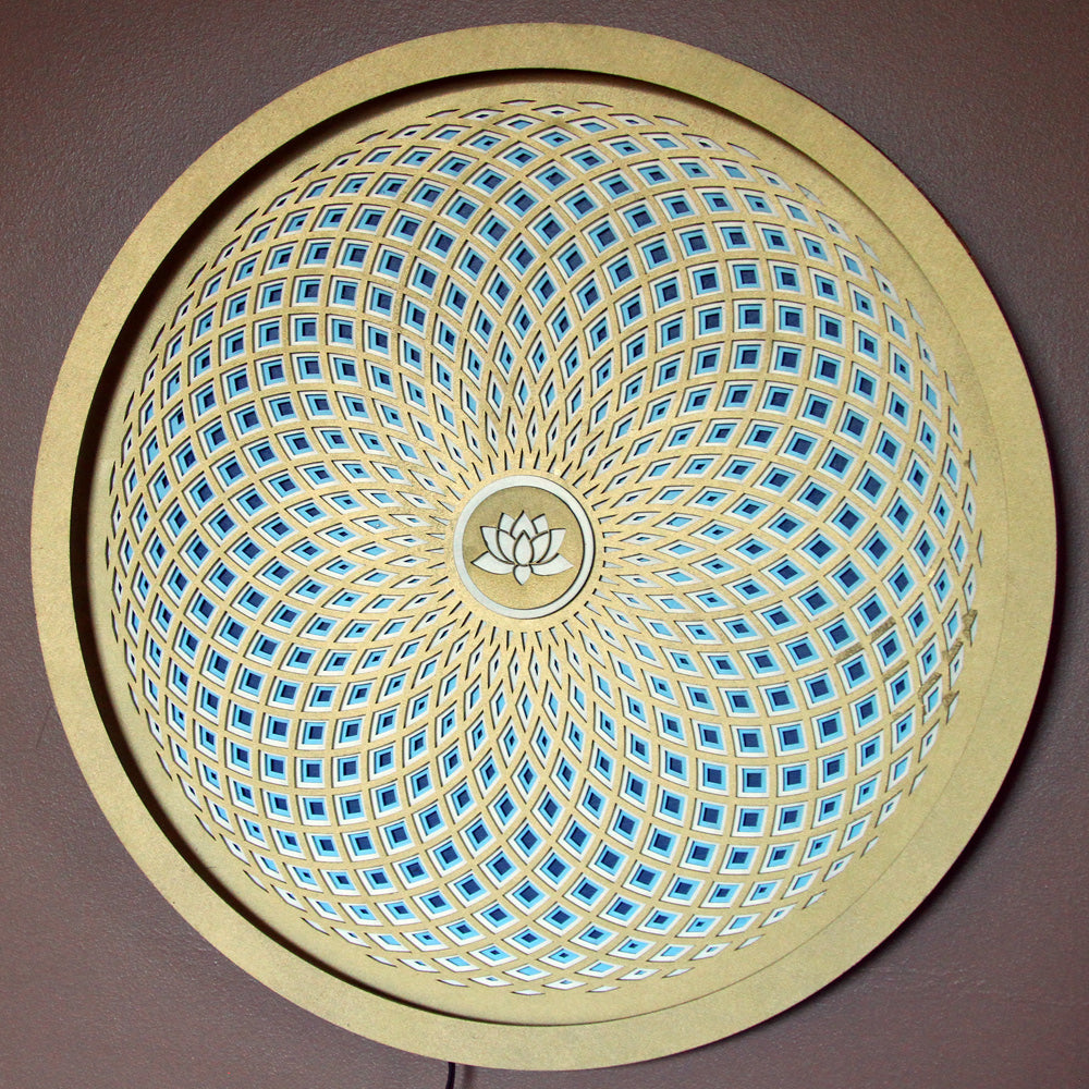 Torus Yantra Layered Mandala Lightbox